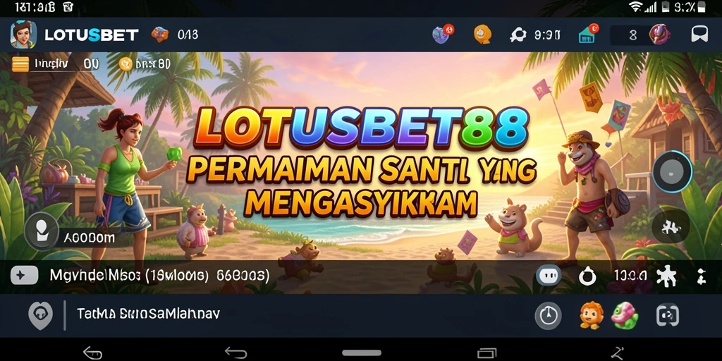 Screenshot yang menunjukkan keseruan gameplay LOTUSBET88 dengan berbagai level menarik.
