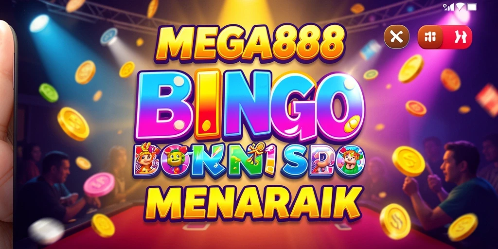 Tampilan menarik gameplay Bingo di MEGA888.