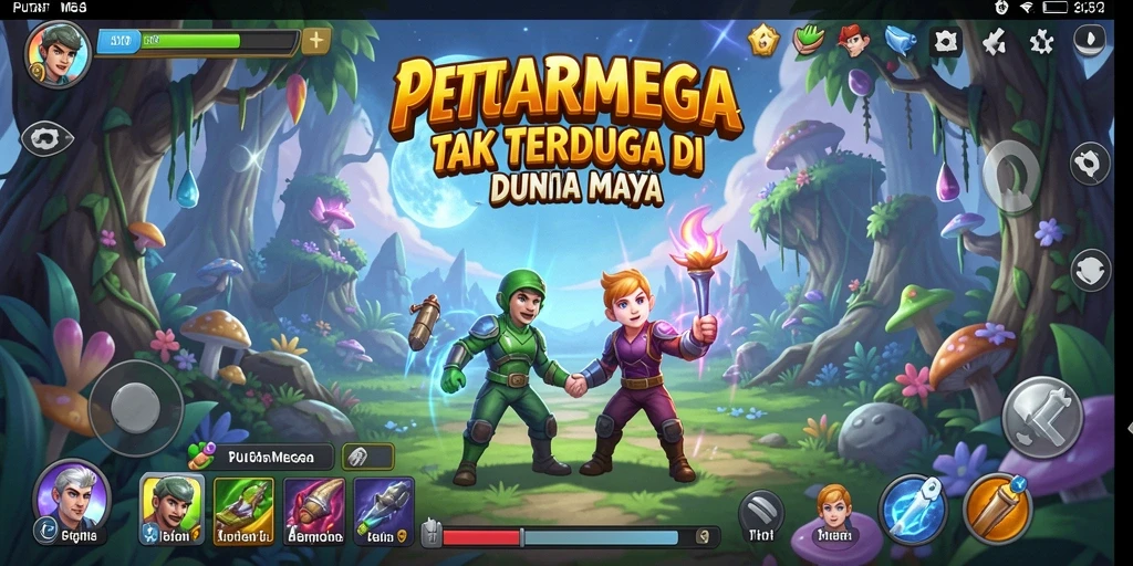 Gameplay seru PUTARMEGA yang penuh petualangan.