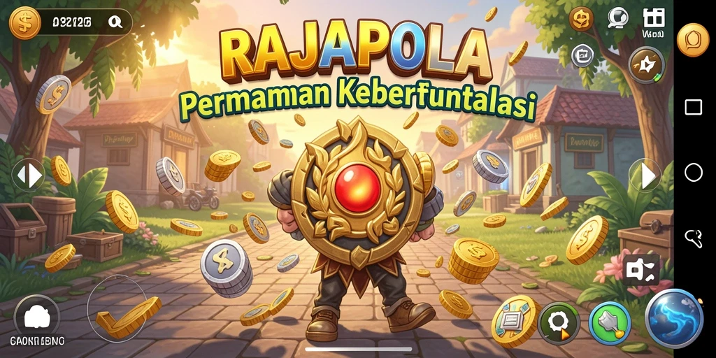Screenshot utama RAJAPOLA menunjukkan momen seru dalam gameplay Simulation.
