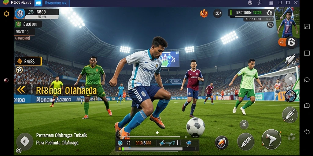Tampilan gameplay <strong>RK88</strong> yang dinamis dan penuh aksi dalam olahraga.