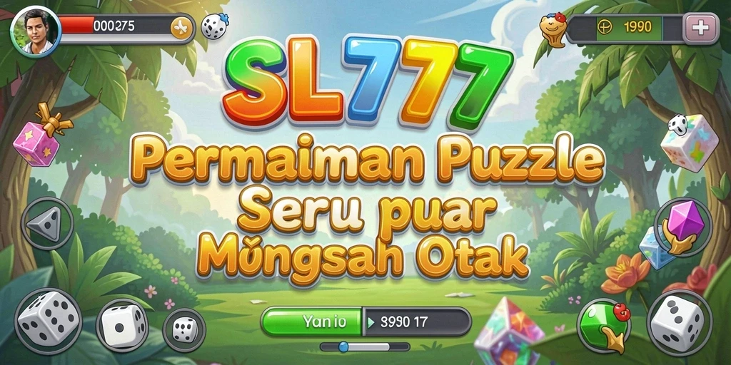Screenshot gameplay <strong>SL777</strong> menunjukkan tantangan puzzle yang menarik dan grafis yang ceria.