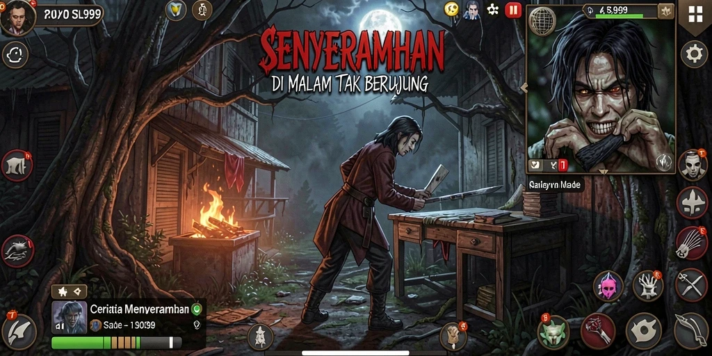 Tangkapan layar menampilkan momen menegangkan dalam gameplay SL999.