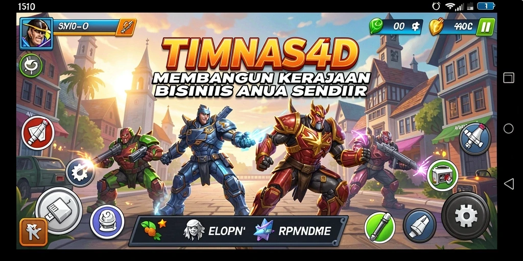 Tampilan gameplay yang seru dan interaktif dari TIMNAS4D.