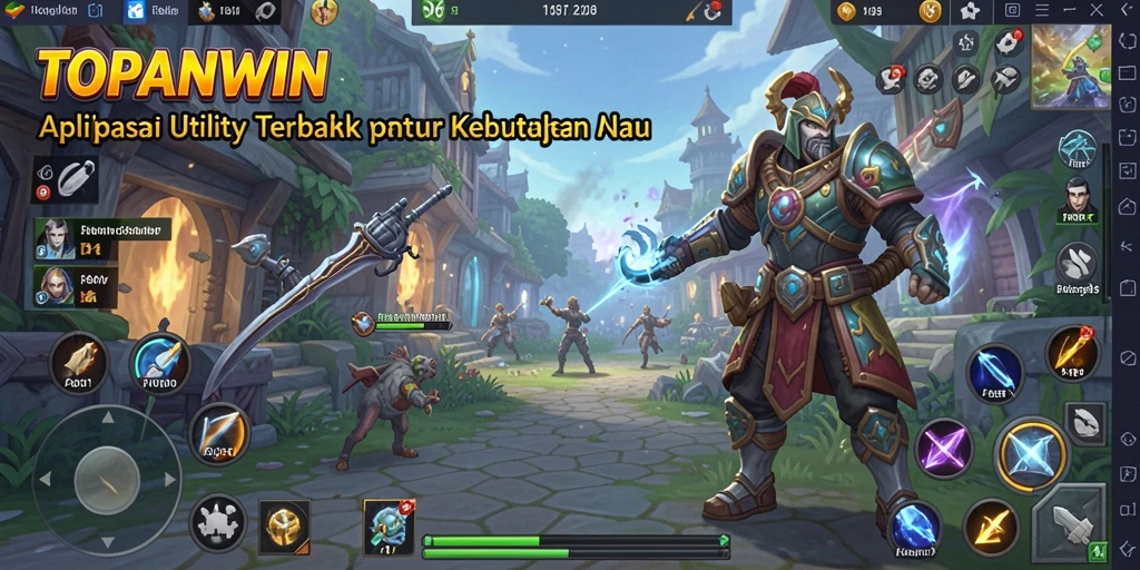 Tampilan antarmuka TOPANWIN yang intuitif dan cekatan.