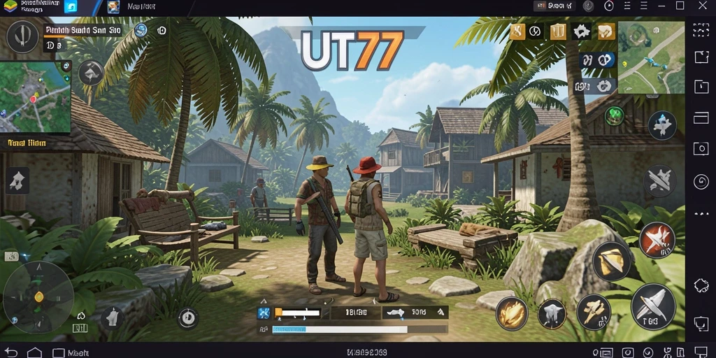 Tampilan gameplay UT77 yang santai dan menghibur.